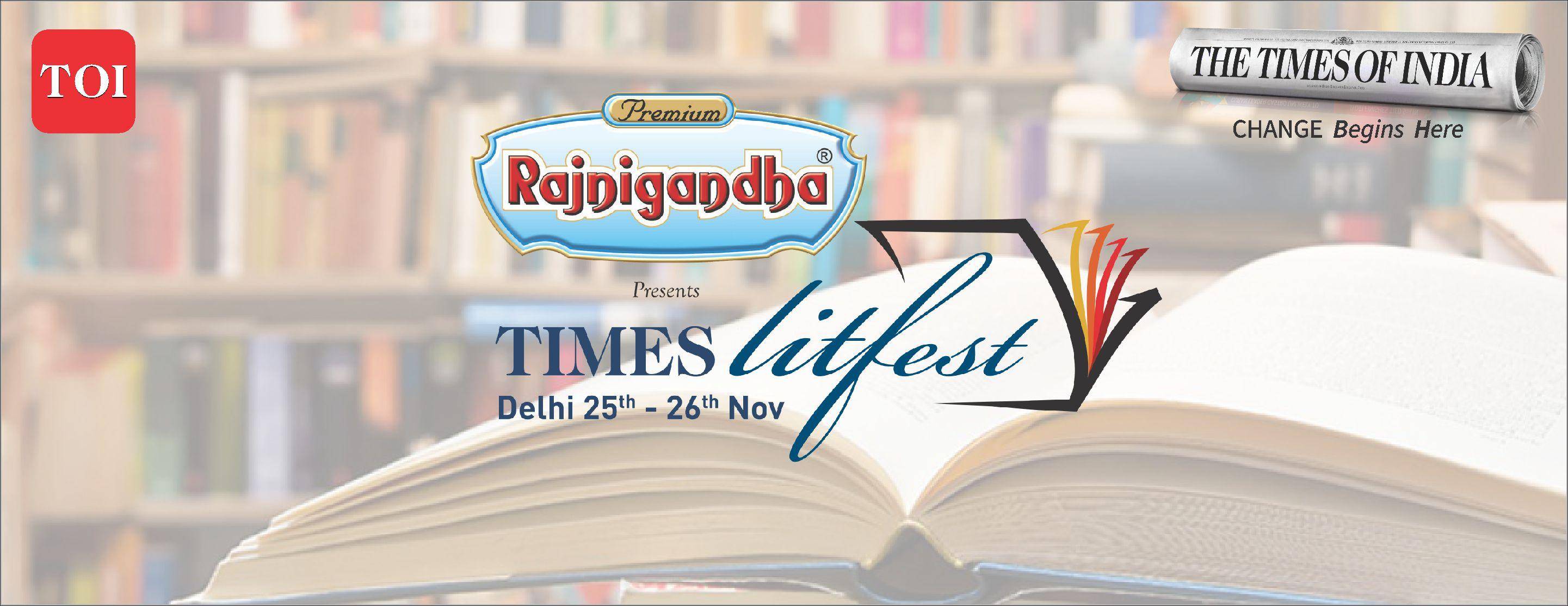 Delhi Celebrates Times Lit Fest 17 this weekend